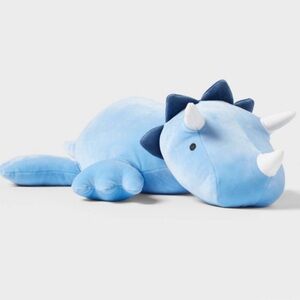 Pillowfort blue dinosaur Weighted Sensory Plush Throw Pillow brand new with tags